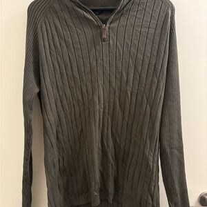 Claiborne - Men's Olive Green Sweater